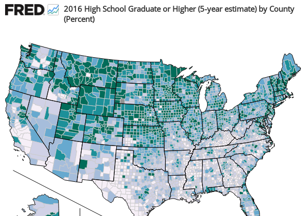 Is there a skills gap in the South? | FRED Blog